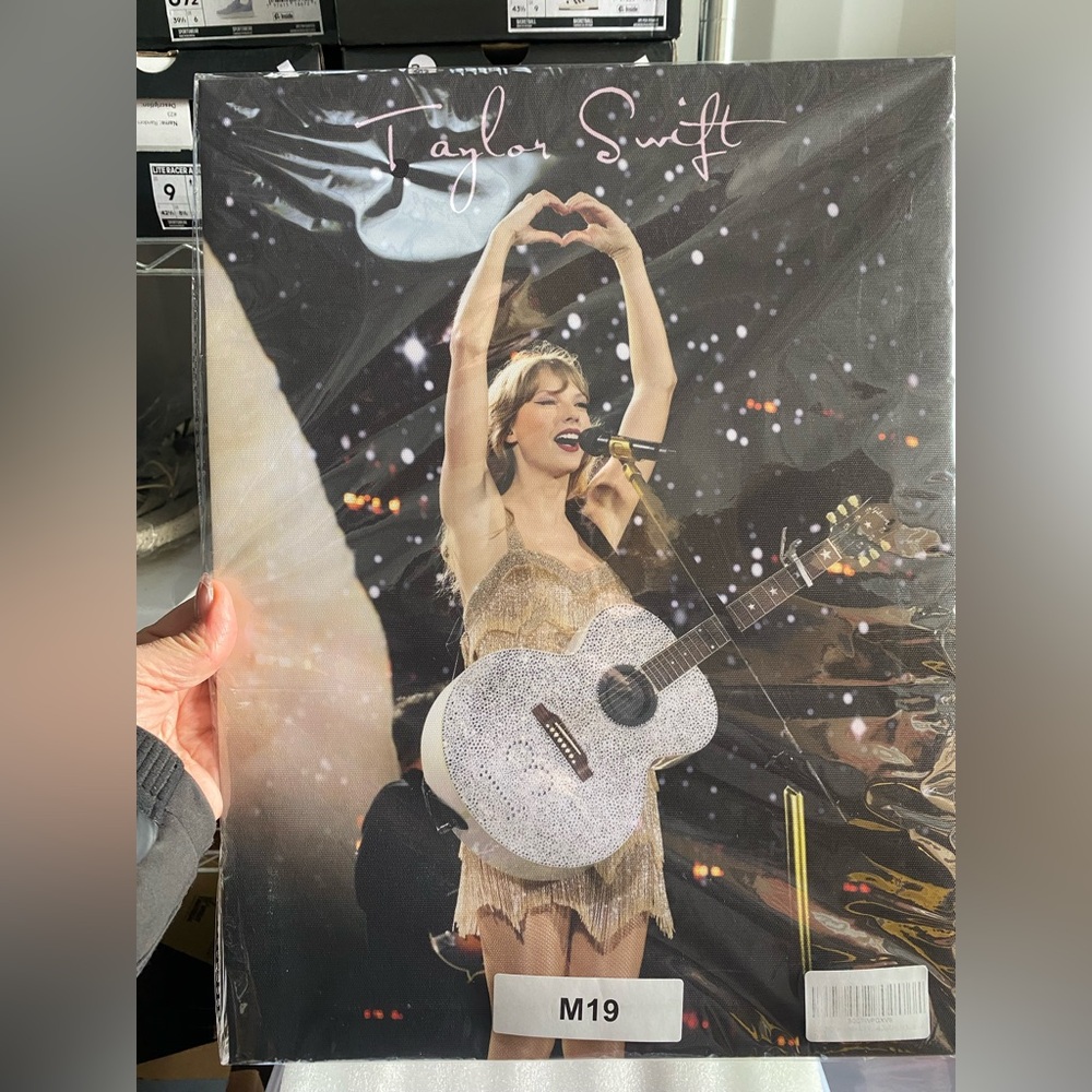 Taylor Swift Concert canvas wall art with a free tote bag